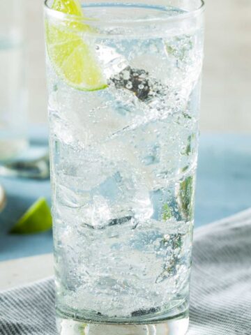 {title:2:5} Ranch Water {title:2:1} with lime wedge.
